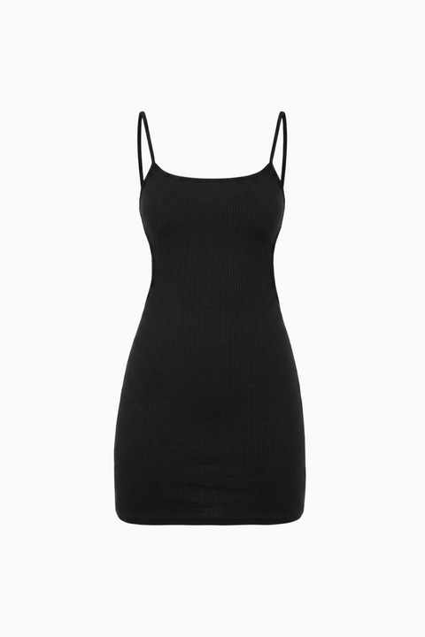 Black Bodycon Mini Dress