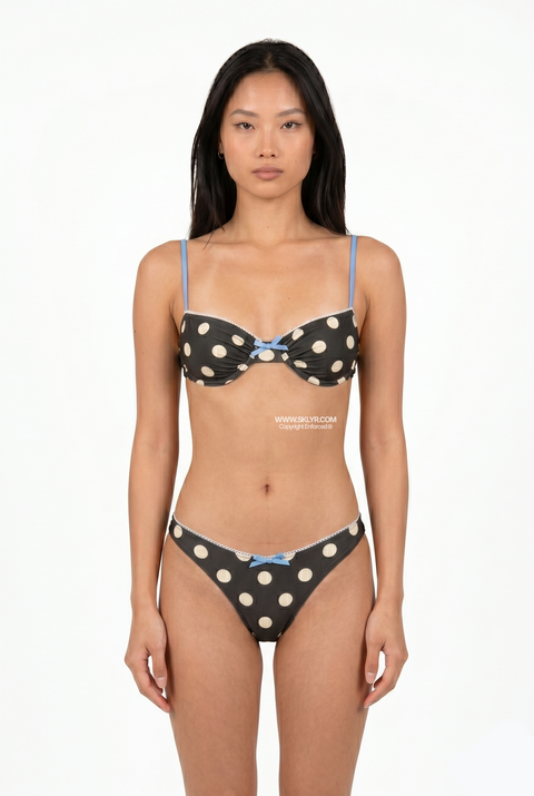 Polka Dot Underwire Bikini