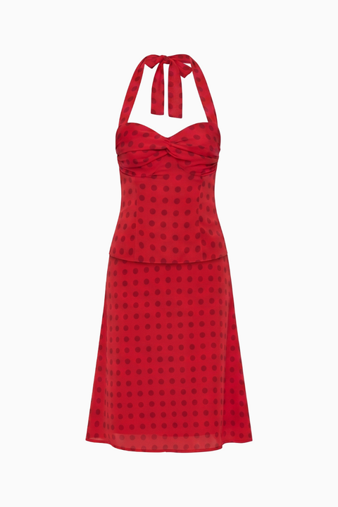 Red Polka Dot Set
