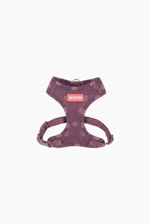 Polka Dog Harness – Lilac Edition