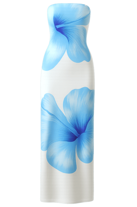 Amara Blue Dress | | S | Agnese Studios