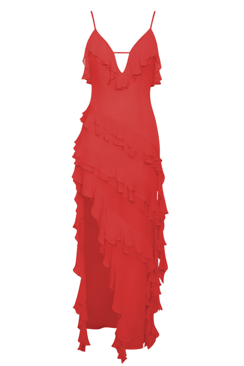 Angelica Ferro Red Dress | | XS | Agnese Studios
