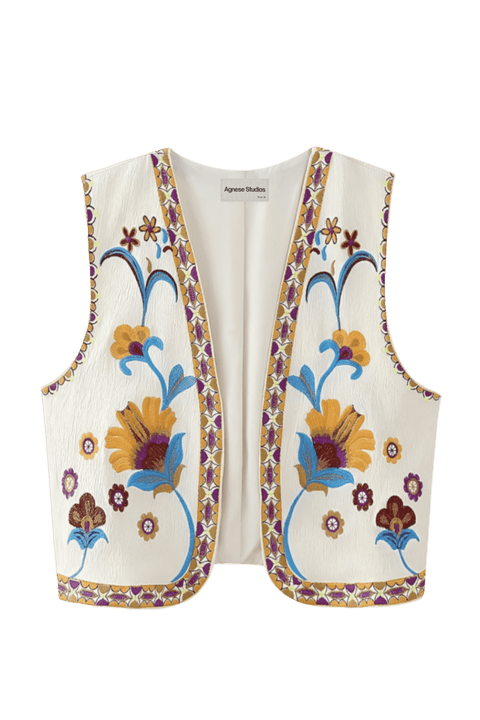 Arabinia Yellow Waistcoat | | S | Agnese Studios