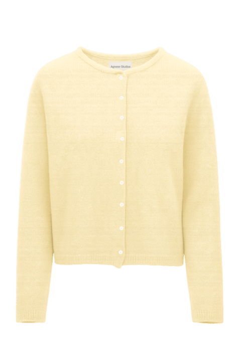 Butter Yellow Cardigan | | S | Agnese Studios