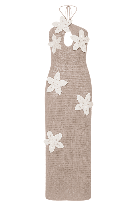 Carae Brown Dress | | S | Agnese Studios