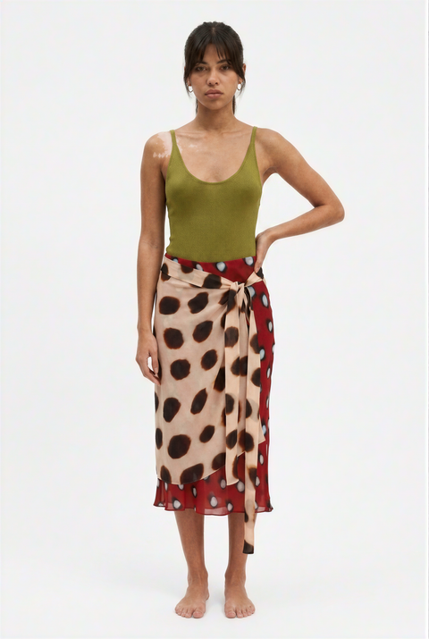 Rheta Midi Wrap Skirt