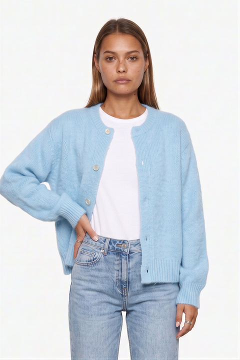 Fuzzy Knit Cardigan