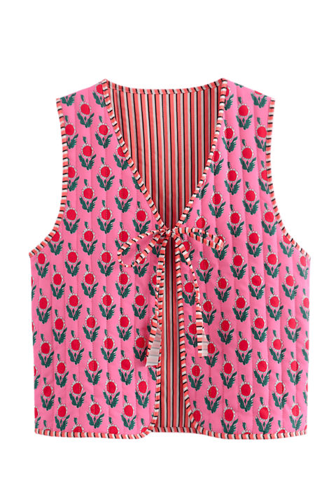 Millane Waistcoat Reversible | | S | Agnese Studios