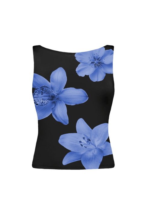 Poppy Azure Top | | One Size | Agnese Studios