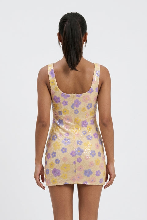 Dazzling Daisy Embellished Dress