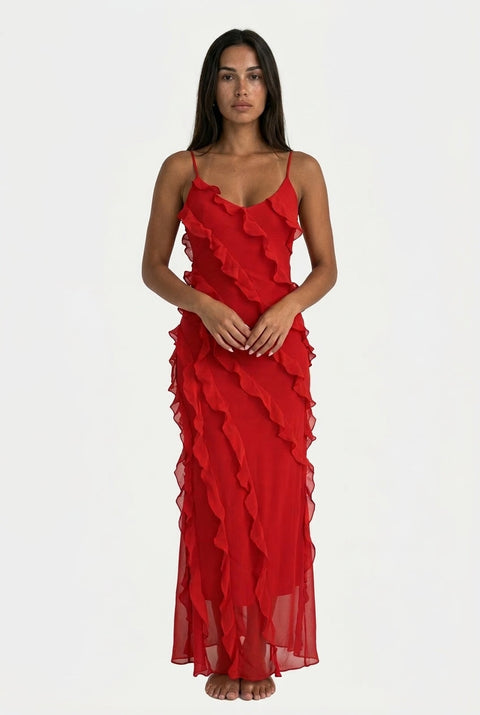 Angelica Ferro Red Dress