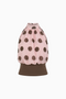 Pink Chiffon Polka Dot Top