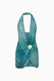 Deep Teal Structured Mini Dress