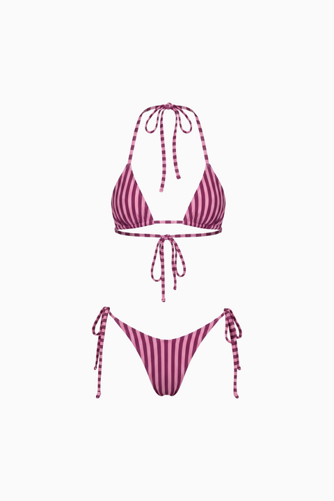 Plum Riviera Halter Bikini
