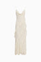 Ivory Lace Overlay Maxi Dress