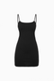 Black Bodycon Mini Dress