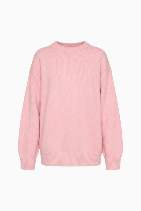 Light Pink Oversized Knit Sweater