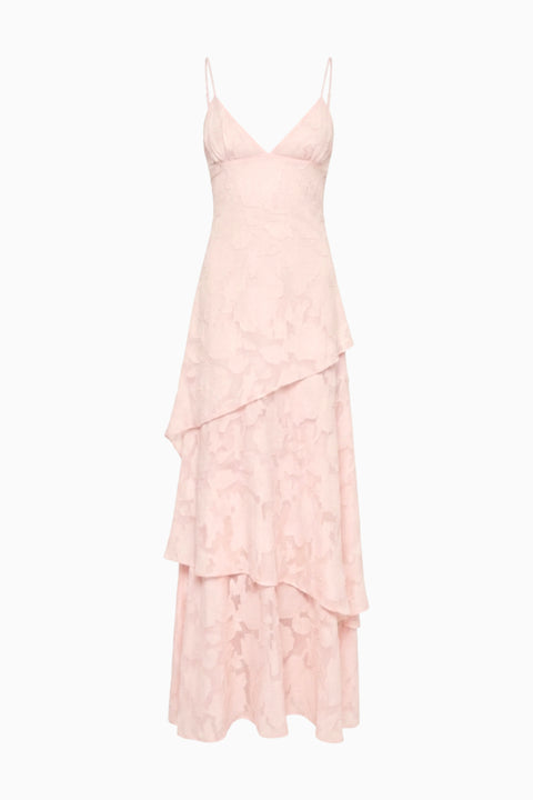 Blush Ruffle-Tier Maxi Dress   FALTA ESPALDA Y MARCA DE AGUA
