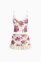 Panel Floral Cami Set