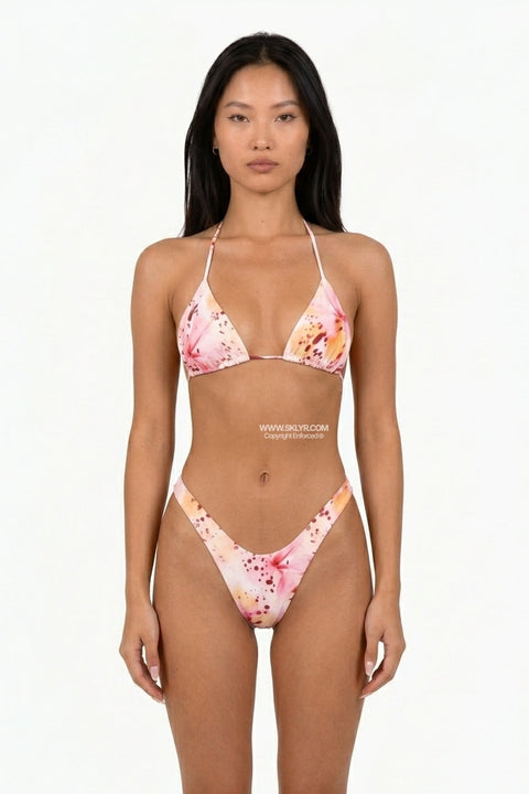 Delicate Pink Botanical Bikini