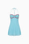 Sky Blue Slip Mini Dress