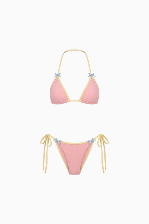 Coquette Triangle String Bikini