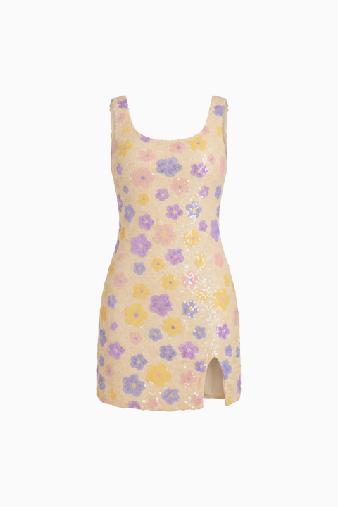 Dazzling Daisy Embellished Dress
