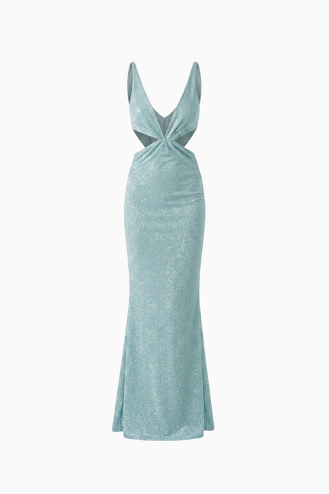 Sage Green Sleek Maxi Dress