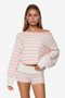 Cozy Striped Knit Matching Set