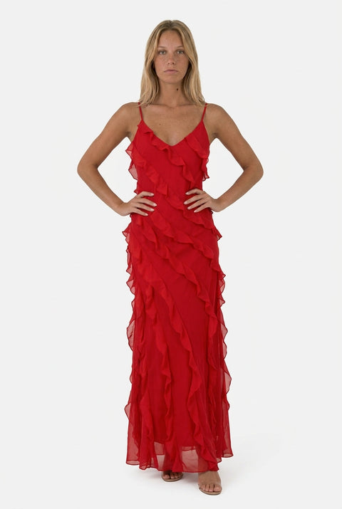 Angelica Ferro Red Dress