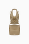 Dark Khaki Cowl-Neck Set
