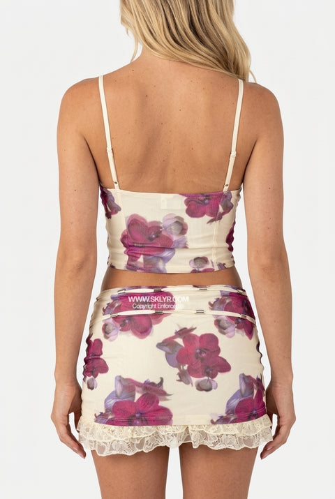 Panel Floral Cami Set