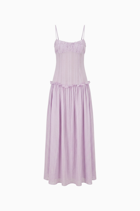 Sky Blue Spaghetti Strap Maxi Dress