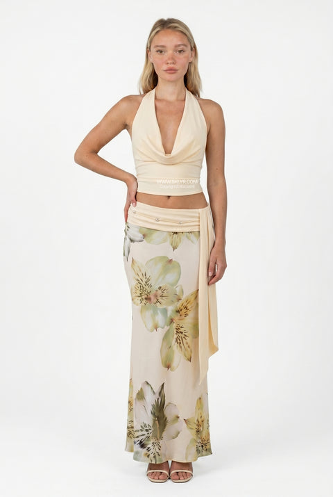 Floral Print Two-Piece Set