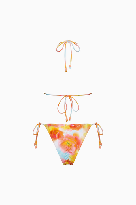 Floral String Bikini Set