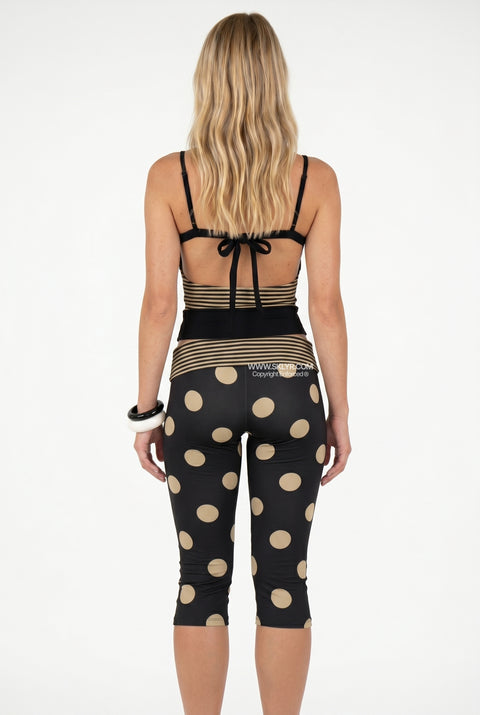 Mixed Print Camisole & Leggings Set