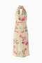 Yellow Floral Maxi Skirt Set