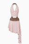 Polka Dot Asymmetrical Skirt Set