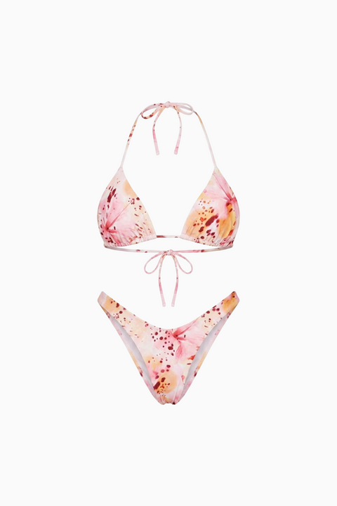 Delicate Pink Botanical Bikini