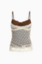Brown Dot Top