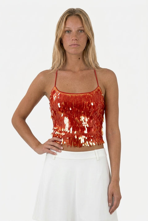 Orange Sequin Top 10 ?