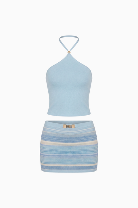 Coastal Breeze Knit Two-Piece Set