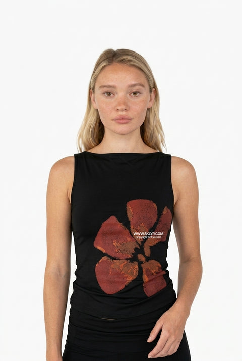Hibiscus Graphic Top