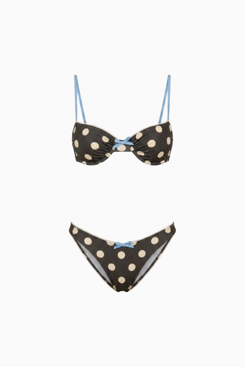 Polka Dot Underwire Bikini