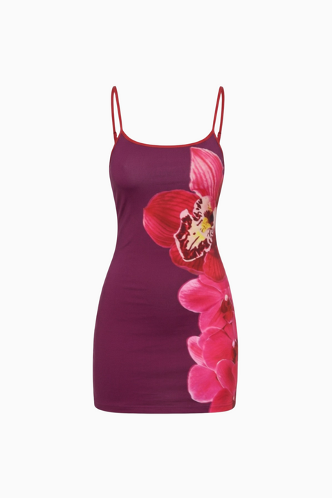 Plum Orchid Bodycon Mini Dress