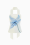 Watercolor Floral Print Bandeau Top