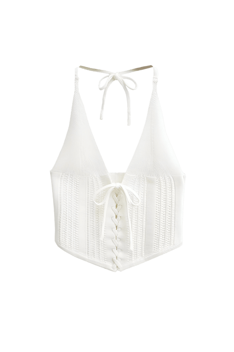 Alessandra Pelle Top | | XS | Agnese Studios