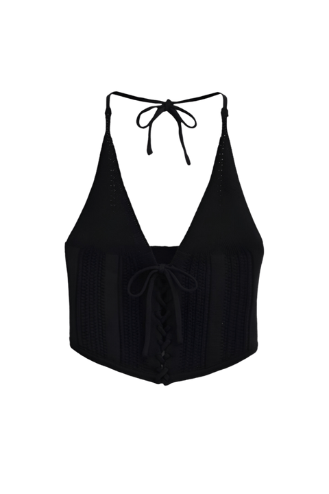 Alessandra Pelle Top | | XS | Agnese Studios