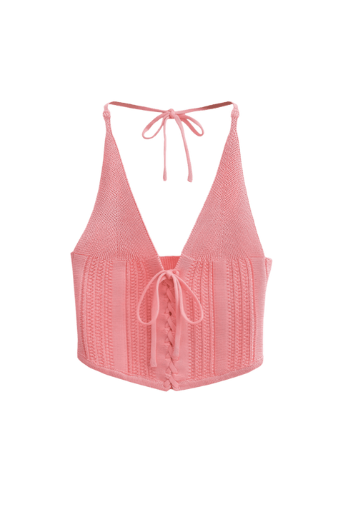 Alessandra Pelle Top | | XS | Agnese Studios