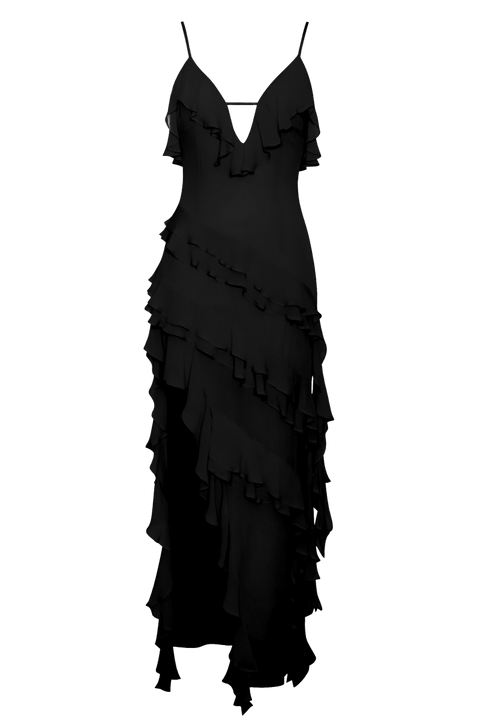 Angelica Ferro Black Dress | | XS | Agnese Studios
